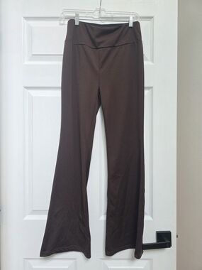 shosho Brown Flare Yoga Pants